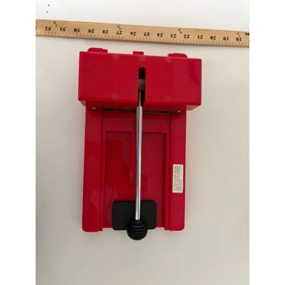 Red Sizzix original personal die cutter machine